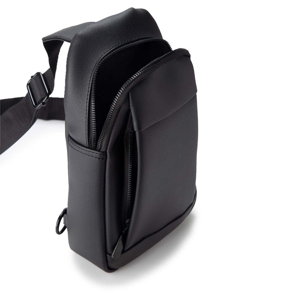 Genti Barbati Bata Prive Crossbody Negrii | QssqFYdvROx