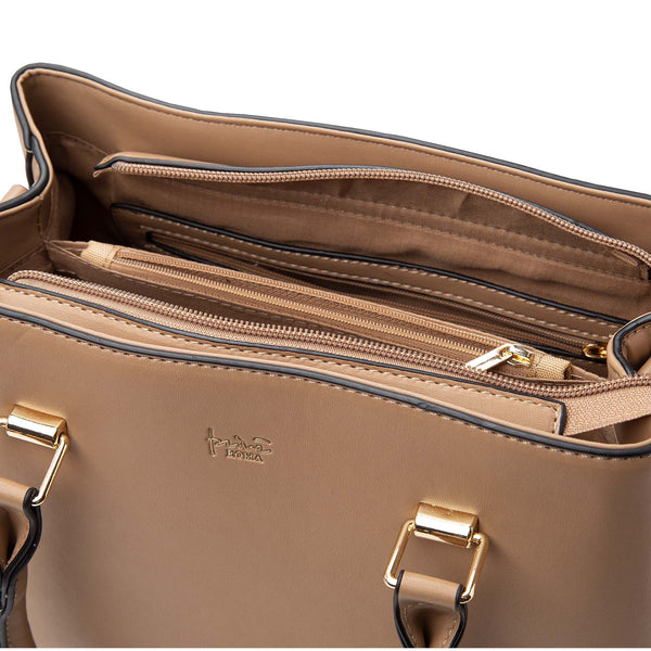 Genti Dama Bata Prive Top Handle Bej | 3ubvGQQUE6L