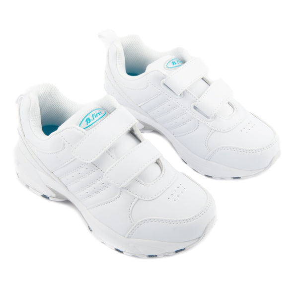 Pantofi Scolari Fete Bata B.First Velcro Albi | 1DciEShm1Pc