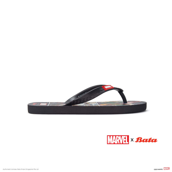Papuci Body Bata Marvel Negrii | Ou7BwCRxpjc