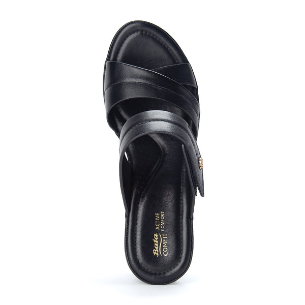 Sandale Dama Bata Comfit Open Bombeu Negrii | yNAY5ITiuOf